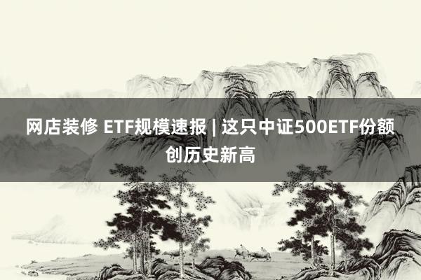 网店装修 ETF规模速报 | 这只中证500ETF份额创历史新高